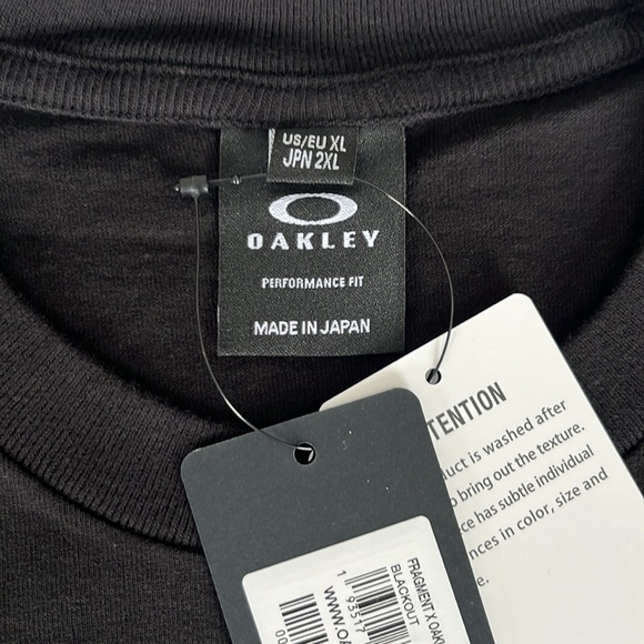 Oakley x Fragment Short Sleeve T-Shirt Black Size XL NWT - Picture 9 of 15